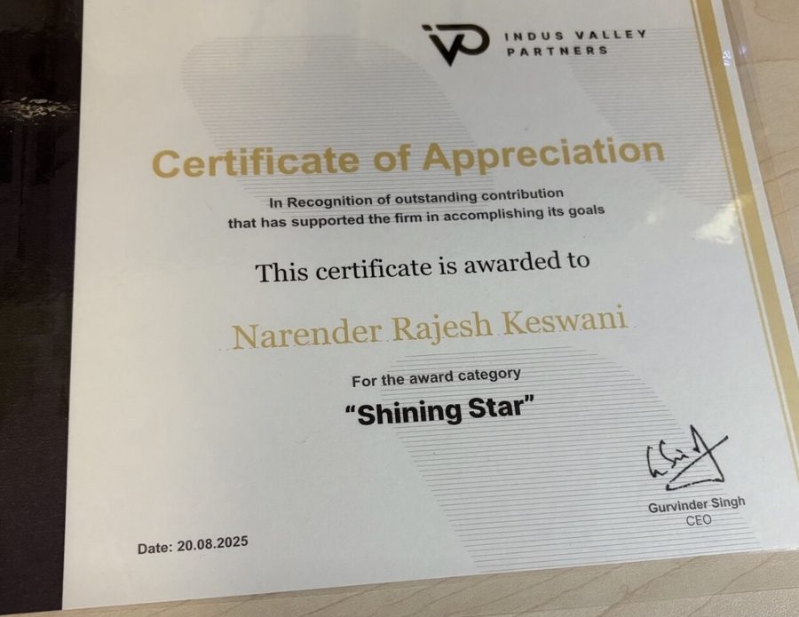 Shining Star Award